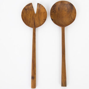 Salatbesteck Teak Round